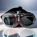 Vintage Metal Cross Wind And Sand Goggles_Cwasg0823