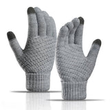 Unisex Touchscreen Gloves Soft Knit Winter Style_Cwag0022
