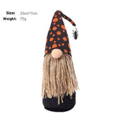HALLOWEEN PUMPKIN FOREST GNOME TABLE DECOR_CWMM9878