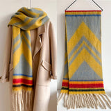 AUTUMN WINTER LONG SCARF THICK COZY WRAP_CWASC0974