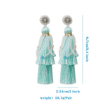MINT MAMBO STYLE TRANSPARENT TASSEL EARRINGS_CWAJE1661