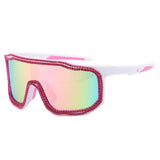 LARGE FRAME DIAMOND COLORFUL WINDPROOF SUNGLASSES_CWASG0841