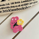 Cwaha07744_Cartoon Tulip Bird Acetate Hair Clip For Women
