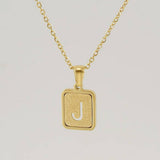FASHION 26LETTER STAINLESS STEEL PENDANT NECKLACE_CWAJE0678