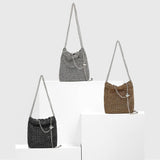 RHINESTONE SMALL GOLDEN BALL EVENING SHOULDER BAG_CWAB3605