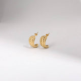 STAINLESS STEEL MIRROR GEOMETRIC HOLLOW EARRINGS_CWAJE5113