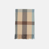 FAUX CASHMERE PLAID SCARF WITH TASSELS FOR WINTER_CWASC1104