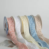 DIY FLORAL RIBBON WITH THREE DIMENSIONAL PATTERN_CWMM5762