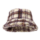 Trendy Plush Bucket Hat For Women Winter_Cwah04619