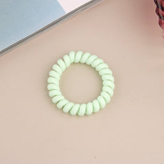 Cwaha1379_Simple Frosted Phone Cord Hair Tie