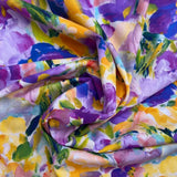 PURPLE PRINTED BIKINI SET SEXY CROSS BACK SWIMSUI_CWMW0177