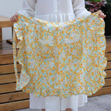SMALL FRESH LOLITA TULIP APRON HALF LENGTH APRON_CWMM5822