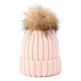 OUTDOOR WARM WOOL BALL KNITTED HAT_CWAH1577