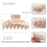 LARGE ACETATE SHARK HAIR CLAW INS STYLE BUN CLIP_CWAHA4321