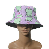 2024 NEW CUTE FACE SHOWING SUN BUCKET HAT_CWAH1564