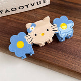 CAT FLOWER ACETATE CLAW CUTE CARTOON CLIP_CWAHA6010