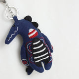 HAND EMBROIDERED CUTE CROCODILE PLUSH CHARM_CWMM6002