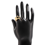 NEW FASHION FIVE POINTED STAR OPEN ALLOY RING_CWMM3238