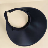 Two Tone Straw Visor Hat_Cwah0467