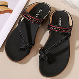 CROSS STRAP COMFORTABLE CASUAL SANDALS SLIPPERS_CWSHS0529