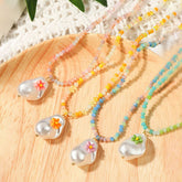 CRYSTAL PENDANT BEADED NECKLACE_CWAJE0436