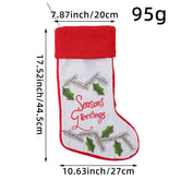 NEW CHRISTMAS KNITTED SOCKS CANDY BAG ORNAMENTS_CWMS1446