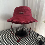 Cwah1675_Simple Vintage Foldable Bucket Hat