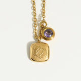 NEW RETRO 12 ZODIAC SIGN PENDANT NECKLACE_CWMM3753