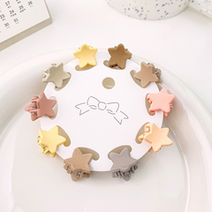 10PCS MINI CANDY COLOR HAIR CLAW SET CUTE STYLE_CWAHA0715