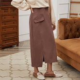 Stylish High-Waisted Slimming Hip Wrap Dress