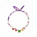 SILK SCARF NECKLACE WITH BUTTERFLY PENDANT_CWMM8799