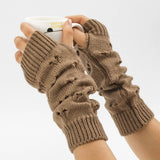 Warm Heart Knitted Wool Gloves_Cwag0095