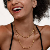 HIP HOP TUBE CHAIN DOUBLE LAYER LONG NECKLACE_CWMM3682