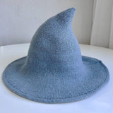 Halloween Character Wool Wizard Hat With Big Brim