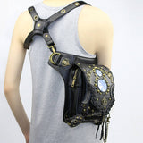 STEAMPUNK ONE SHOULDER DIAGONAL BAG PURSE_CWAB0639