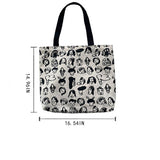 RETRO CUTE WORK AND TRAVEL STUDENT CLOTH BAG_CWAB2182