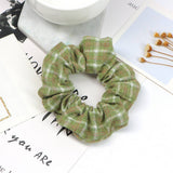 SIMPLE NEW PLAID HAIR TIE_CWAHA1066