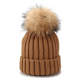 OUTDOOR WARM WOOL BALL KNITTED HAT_CWAH1577