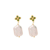 NEW NATURAL FRESHWATER PEARL EARRINGS FOR WOMEN_CWAJE3811