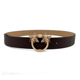 Women Fashion Retro Bees Buckle Belt_Cwabe0151