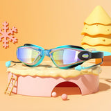 KIDS MIRRORED SWIM GOGGLES HD ANTI FOG CUTE_CWMM6648