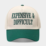 Retro Letter Embroidery Baseball Cap Unisex_Cwah04658