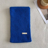 Winter Solid Wool Blend Scarf Soft And Versatile_Cwasc2286