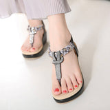 BOHEMIAN PLUS SIZE WOVEN FLIP FLOP SANDALS_CWSHS0492