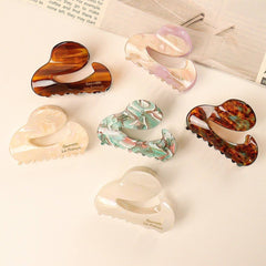 FRENCH ACETATE HALF UP HAIR CLIP IRREGULAR SHAPE_CWAHA2648