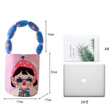COZY PADDED CARTOON HANDBAG KIDS GIFT_CWAB5591
