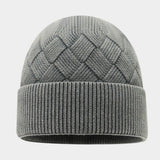 Winter Knit Beanie Hat Women Warm Ear Cover_Cwah04732