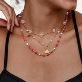 GEOMETRIC JEWELRY CHAIN SIMPLE NECKLACE_CWMM3671