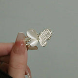DELICATE BUTTERFLY HAIR CLAW SMALL SIDE BANG CLIP_CWAHA4667