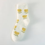 MID TUBE WINTER WARM CUTE PLUSH SNOW SOCKS_CWMS0791